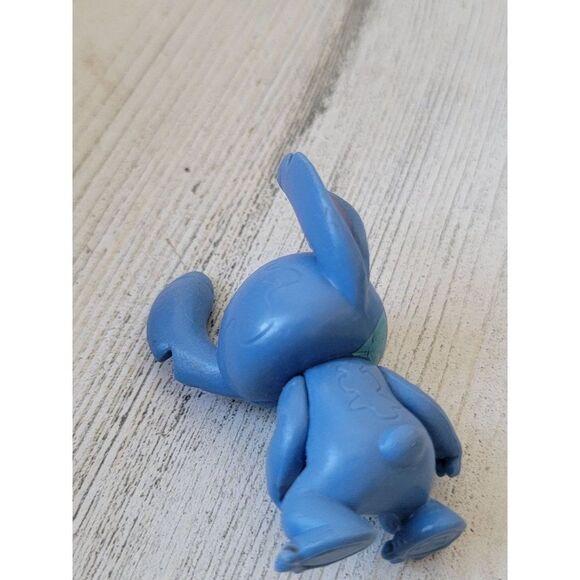 Miniature blue Stitch Lilo Disney Pixar toy figure happy - Picture 6 of 6
